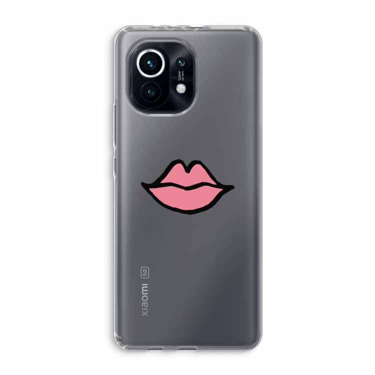 Kusje: Xiaomi Mi 11 Transparant Hoesje