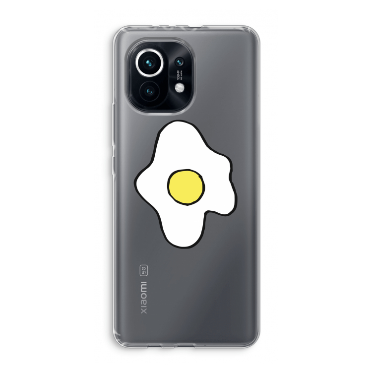 Spiegelei: Xiaomi Mi 11 Transparant Hoesje
