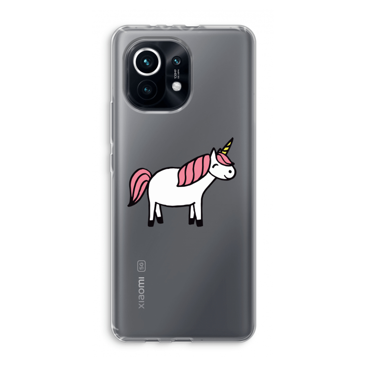 Eenhoorn: Xiaomi Mi 11 Transparant Hoesje