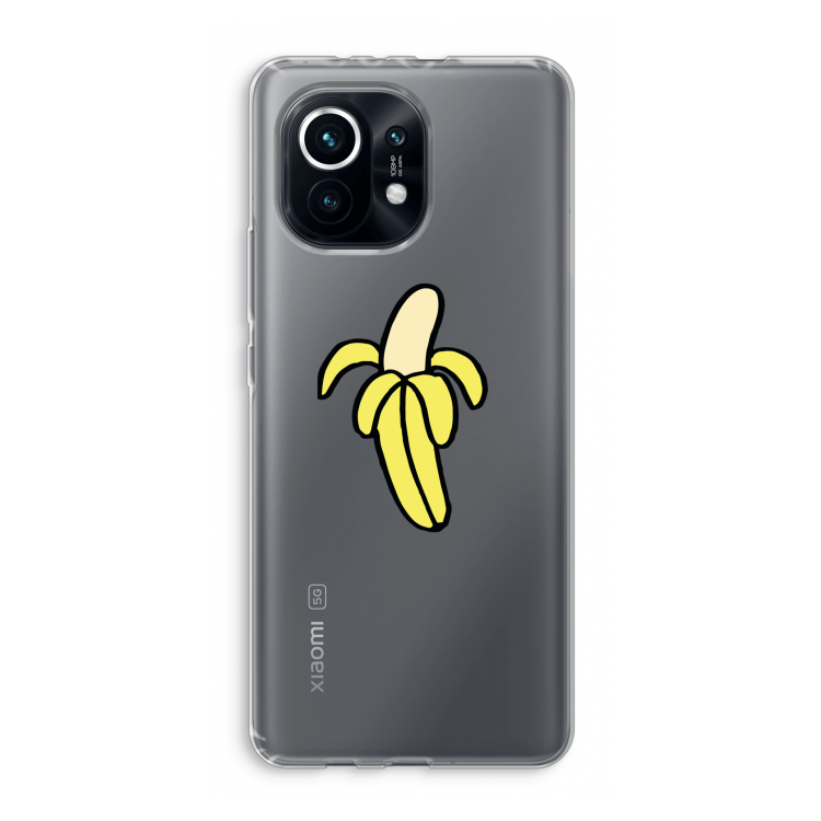 Banana: Xiaomi Mi 11 Transparant Hoesje