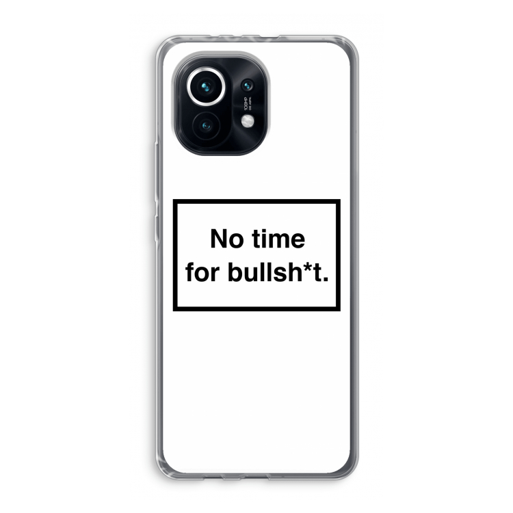 No time: Xiaomi Mi 11 Transparant Hoesje