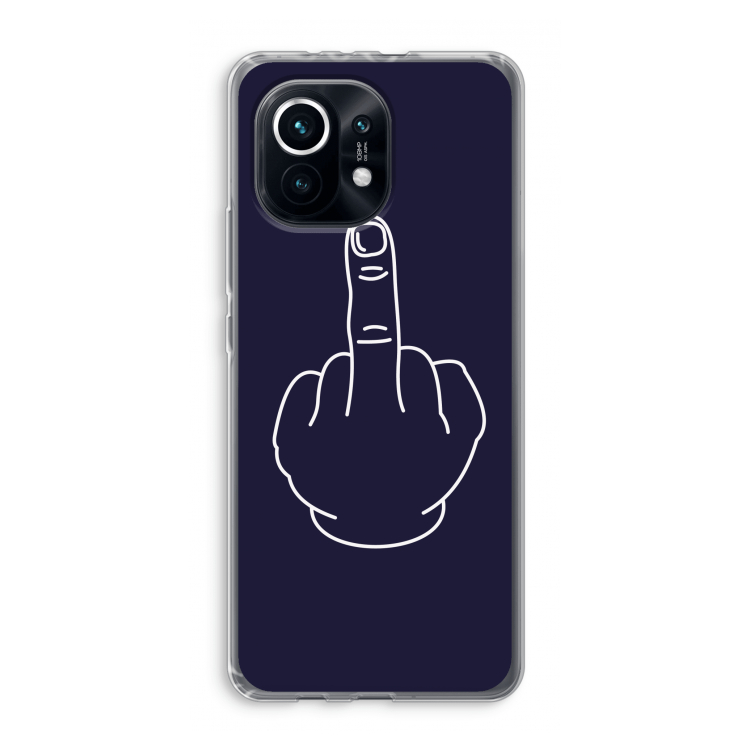 F**k U: Xiaomi Mi 11 Transparant Hoesje