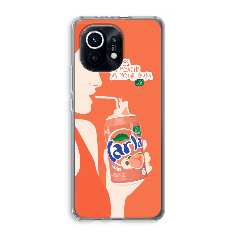Peach please!: Xiaomi Mi 11 Transparant Hoesje