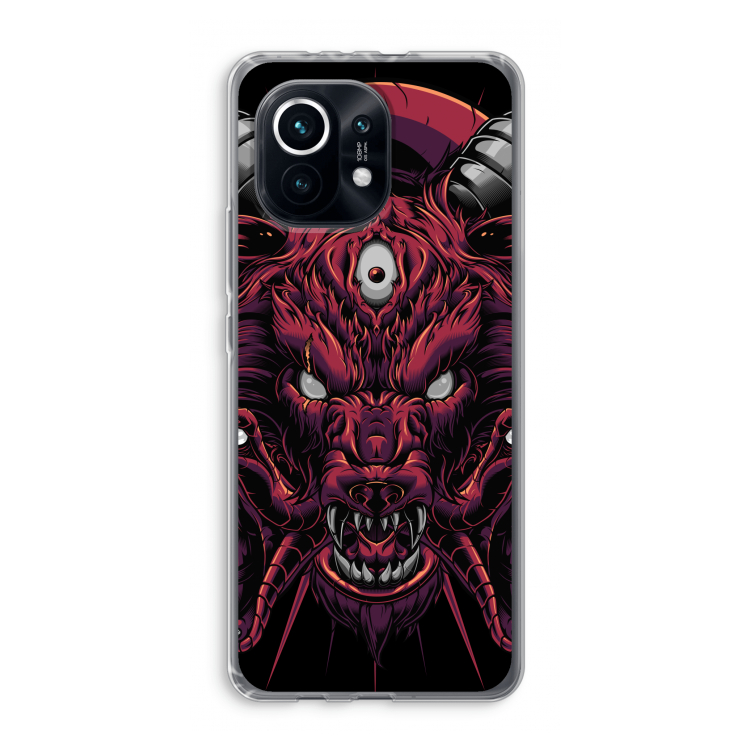 Hell Hound and Serpents: Xiaomi Mi 11 Transparant Hoesje