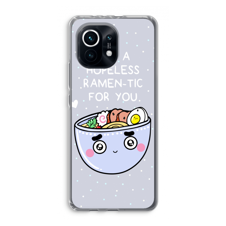 I'm A Hopeless Ramen-Tic For You: Xiaomi Mi 11 Transparant Hoesje