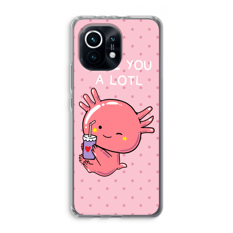 Love You A Lotl: Xiaomi Mi 11 Transparant Hoesje