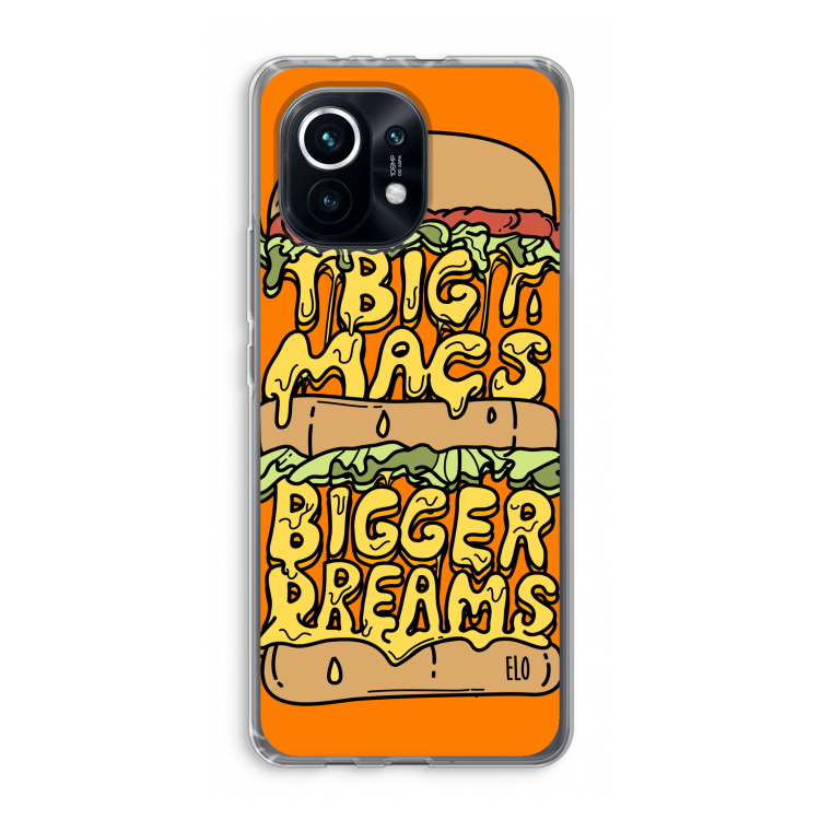 Big Macs Bigger Dreams: Xiaomi Mi 11 Transparant Hoesje
