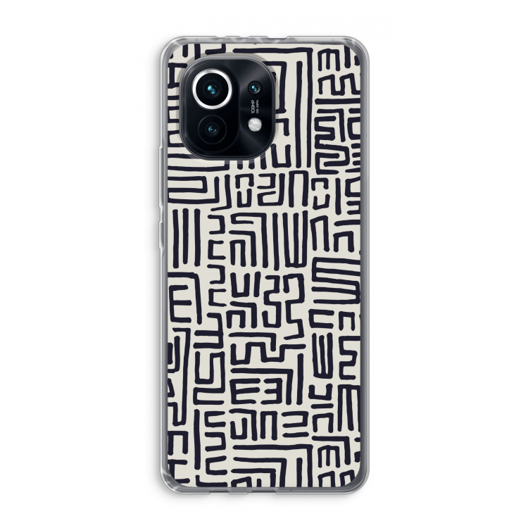 Moroccan Print: Xiaomi Mi 11 Transparant Hoesje