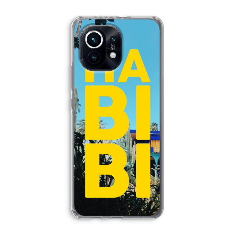 Habibi Majorelle : Xiaomi Mi 11 Transparant Hoesje
