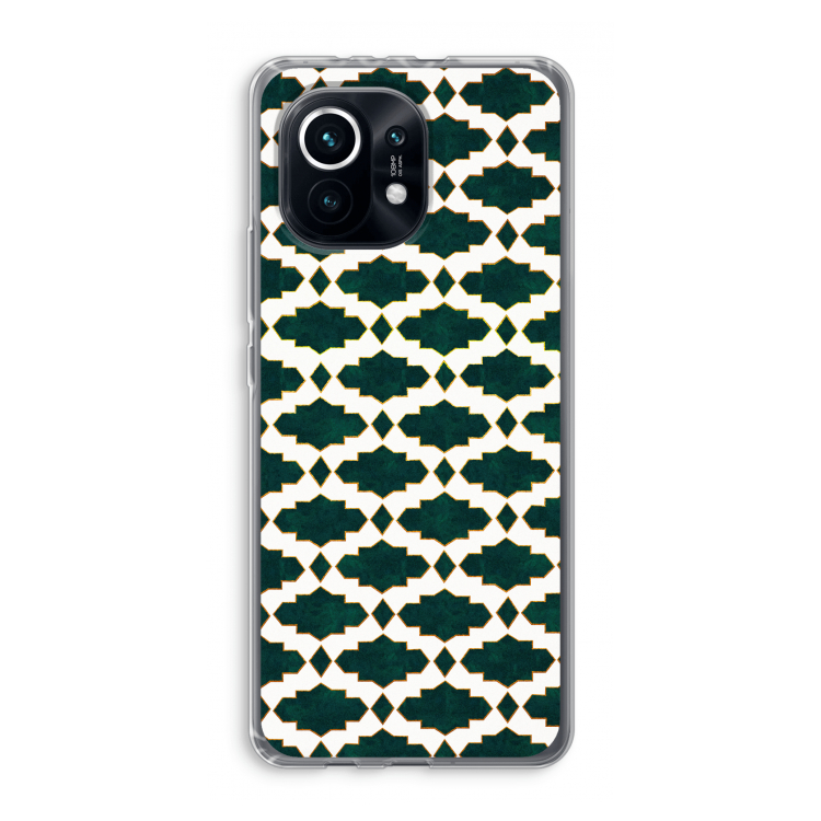 Moroccan tiles: Xiaomi Mi 11 Transparant Hoesje
