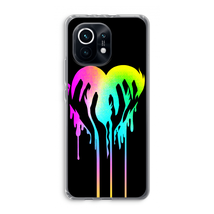 Hold My Heart: Xiaomi Mi 11 Transparant Hoesje