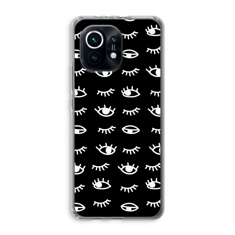 Eye pattern #3: Xiaomi Mi 11 Transparant Hoesje