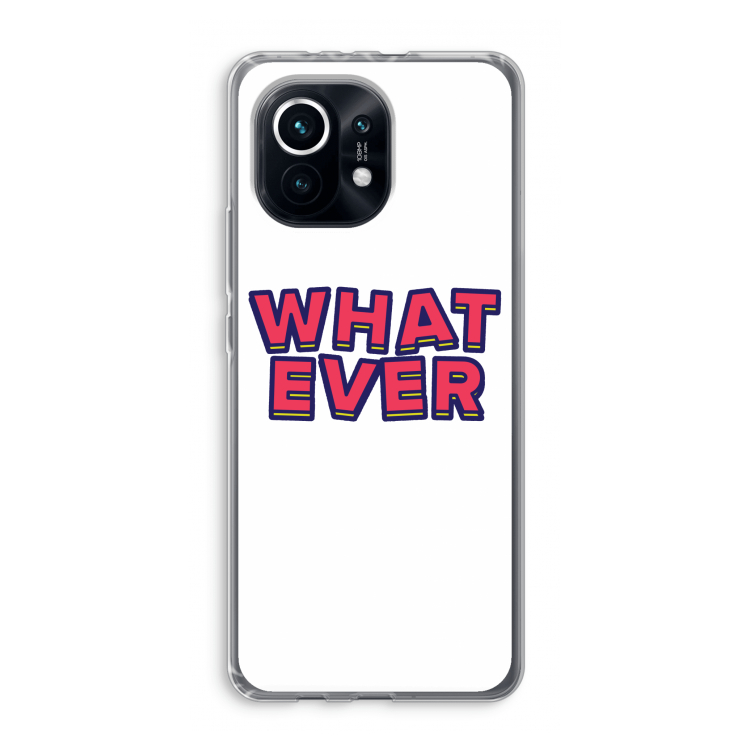 Whatever: Xiaomi Mi 11 Transparant Hoesje
