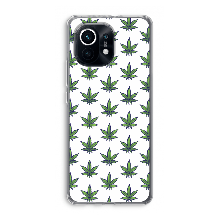 Weed: Xiaomi Mi 11 Transparant Hoesje