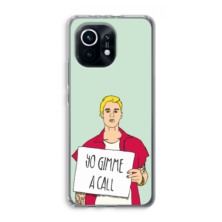 Gimme a call: Xiaomi Mi 11 Transparant Hoesje