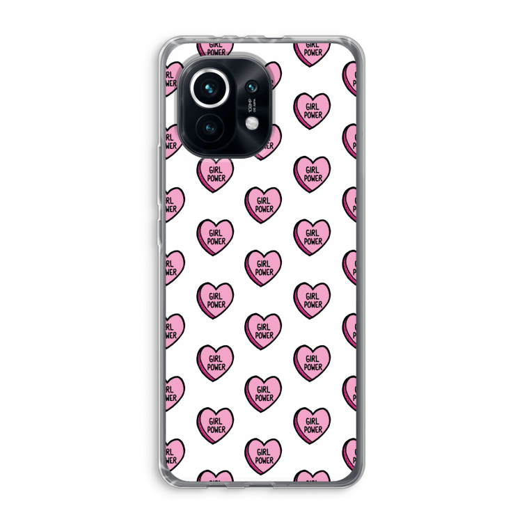 GIRL POWER: Xiaomi Mi 11 Transparant Hoesje