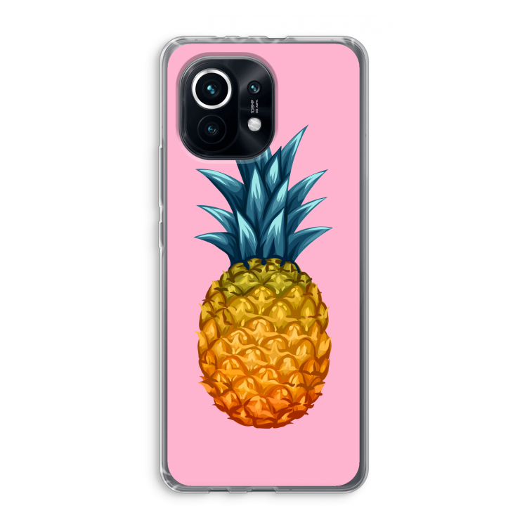 Grote ananas: Xiaomi Mi 11 Transparant Hoesje