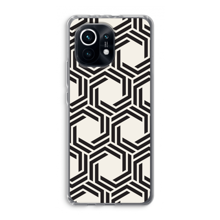 Geometrisch patroon: Xiaomi Mi 11 Transparant Hoesje