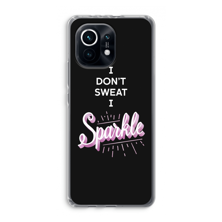 Sparkle quote: Xiaomi Mi 11 Transparant Hoesje