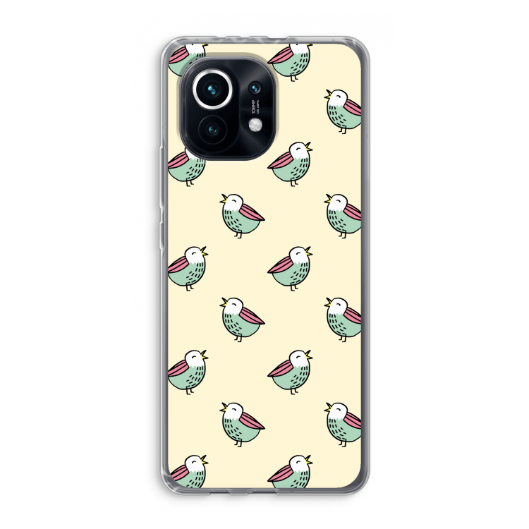 Vogeltjes: Xiaomi Mi 11 Transparant Hoesje