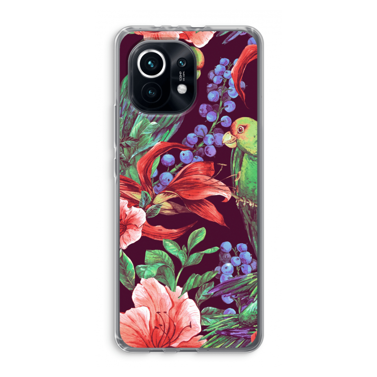 Papegaaien: Xiaomi Mi 11 Transparant Hoesje