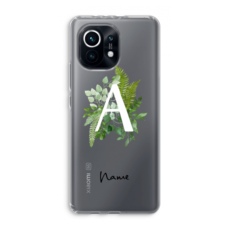 Green Brush: Xiaomi Mi 11 Transparant Hoesje