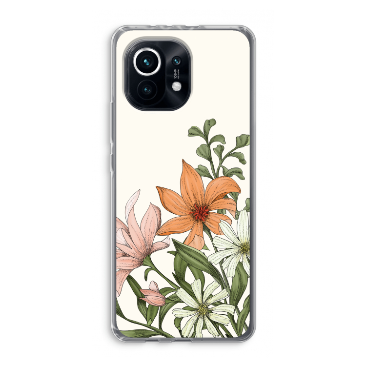 Floral bouquet: Xiaomi Mi 11 Transparant Hoesje