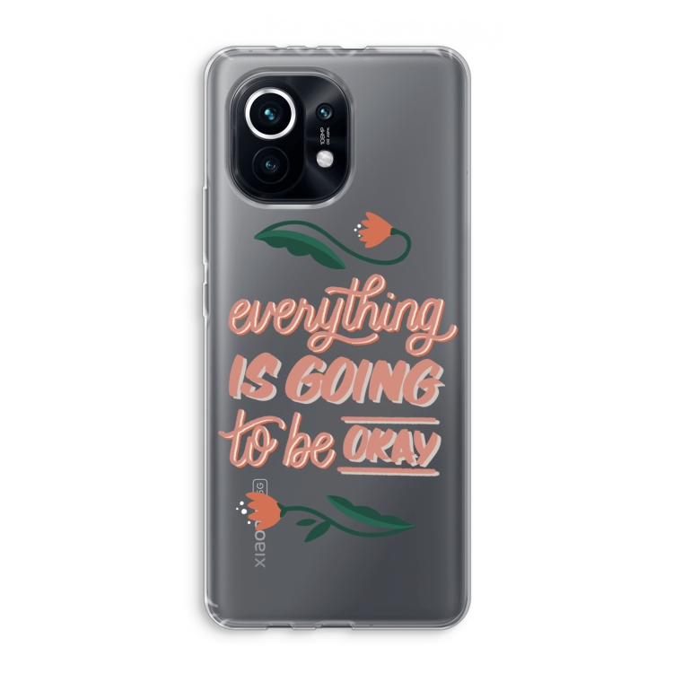 Optimistic flower girl: Xiaomi Mi 11 Transparant Hoesje