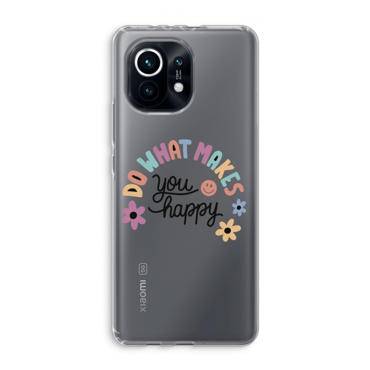 Happy days: Xiaomi Mi 11 Transparant Hoesje