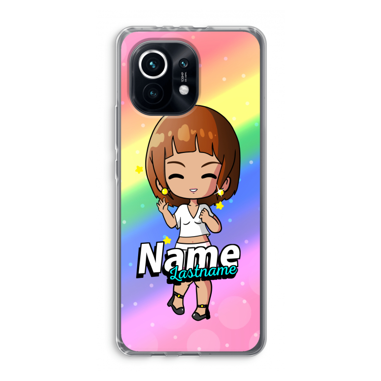 Chibi Maker vrouw: Xiaomi Mi 11 Transparant Hoesje