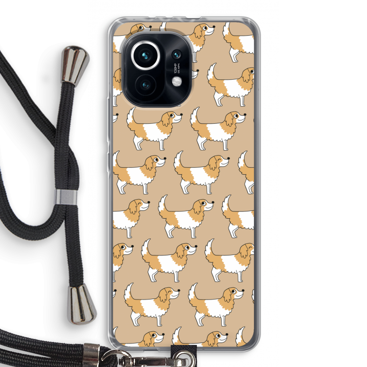 Doggy: Xiaomi Mi 11 Transparant Hoesje met koord