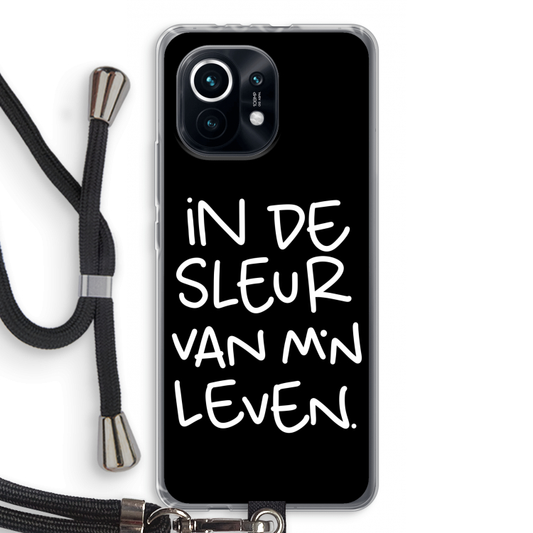 De Sleur: Xiaomi Mi 11 Transparant Hoesje met koord
