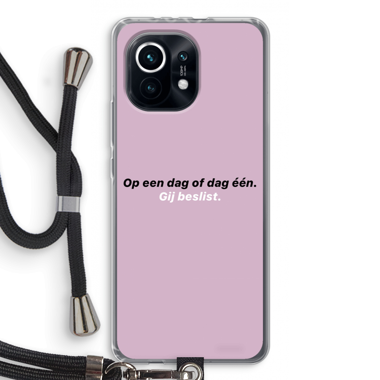 gij beslist: Xiaomi Mi 11 Transparant Hoesje met koord