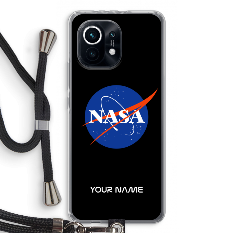 NASA: Xiaomi Mi 11 Transparant Hoesje met koord