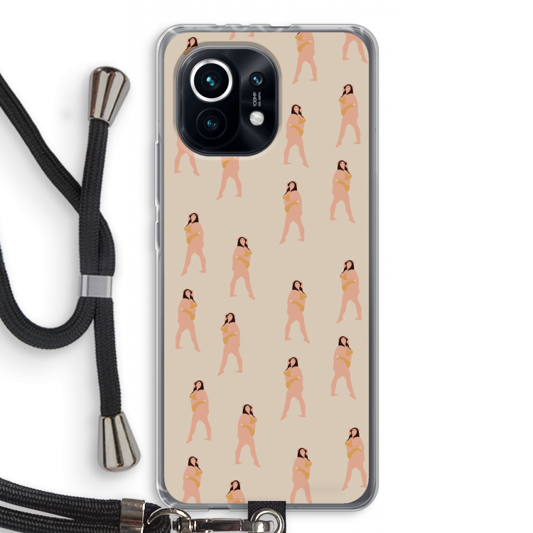 You're so golden: Xiaomi Mi 11 Transparant Hoesje met koord