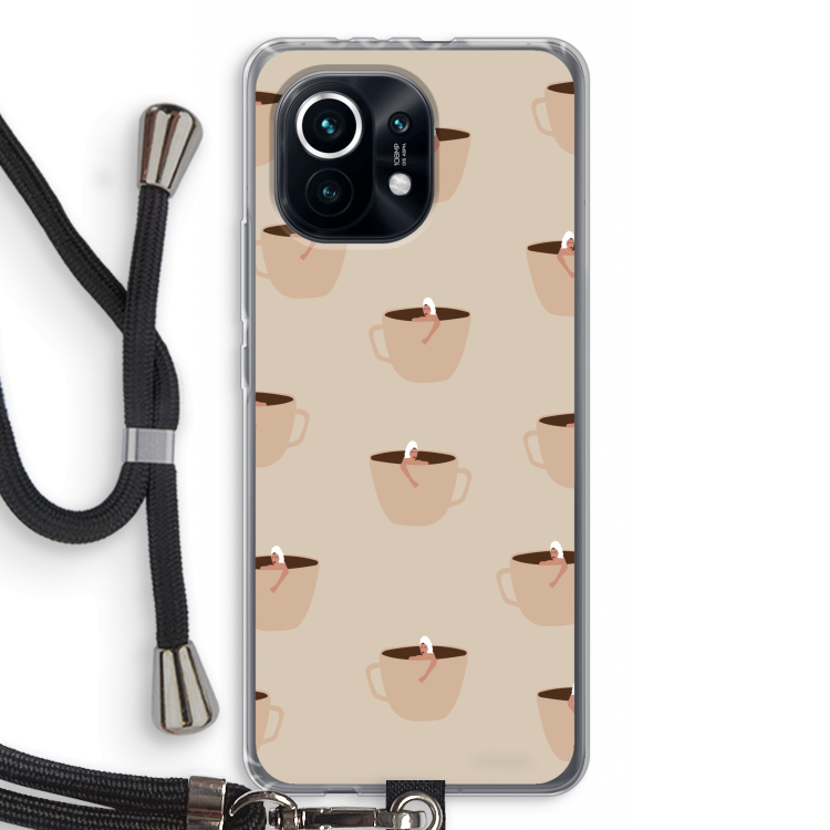 Morning coffee: Xiaomi Mi 11 Transparant Hoesje met koord