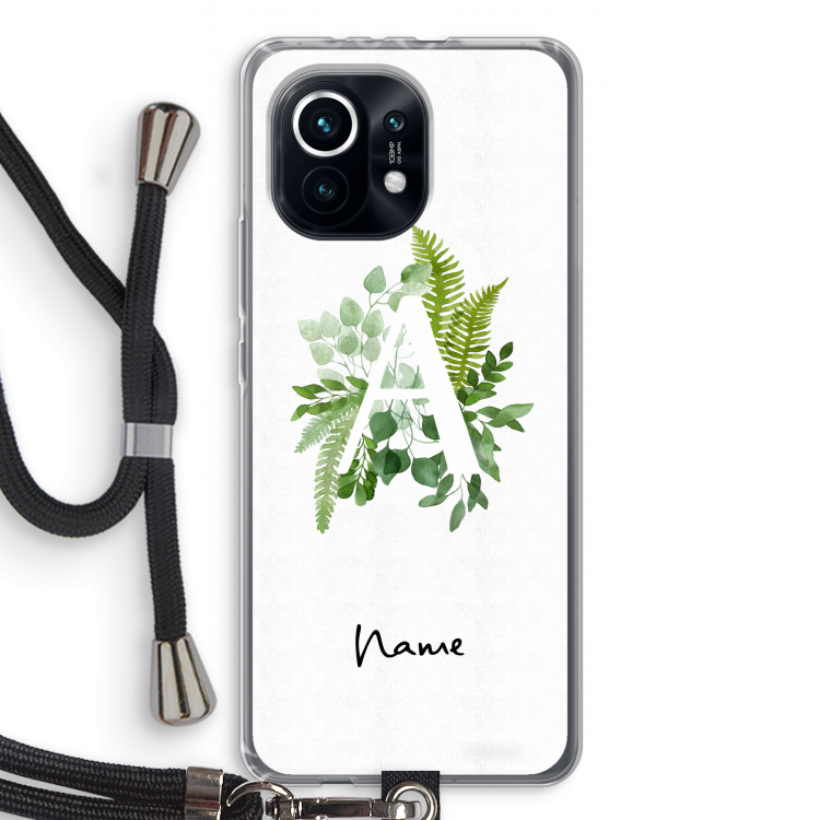 Green Brush: Xiaomi Mi 11 Transparant Hoesje met koord