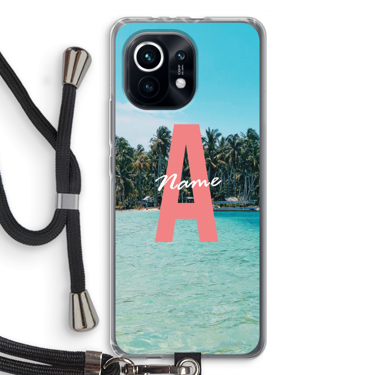 Pacific Dream: Xiaomi Mi 11 Transparant Hoesje met koord