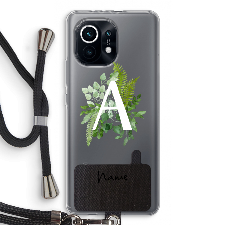 Green Brush: Xiaomi Mi 11 Transparant Hoesje met koord