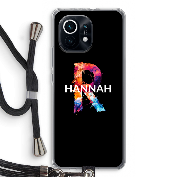 Abstract Spectrum: Xiaomi Mi 11 Transparant Hoesje met koord