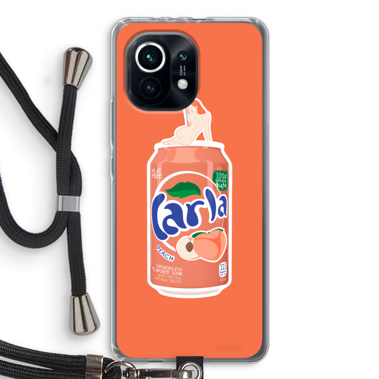 S(peach)less: Xiaomi Mi 11 Transparant Hoesje met koord