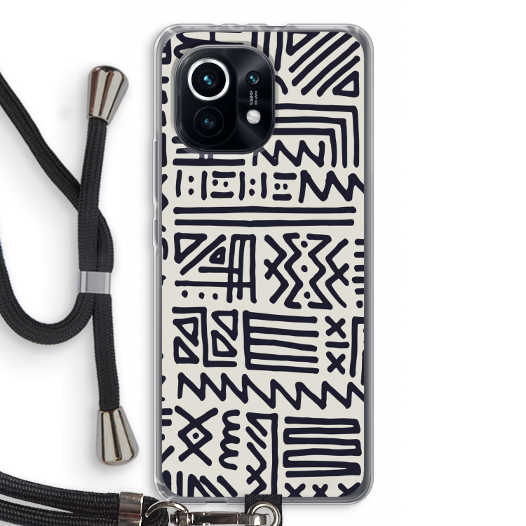Marrakech print: Xiaomi Mi 11 Transparant Hoesje met koord
