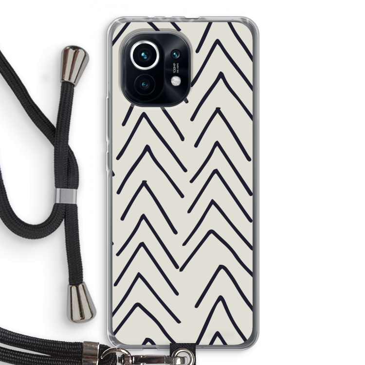 Marrakech Arrows: Xiaomi Mi 11 Transparant Hoesje met koord