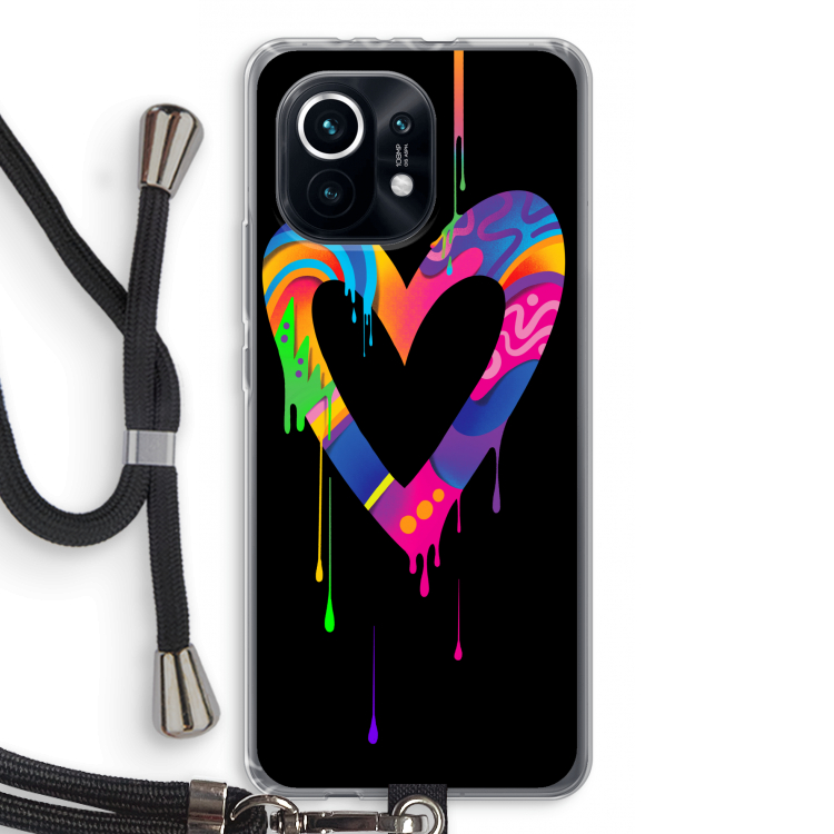 Melts My Heart: Xiaomi Mi 11 Transparant Hoesje met koord