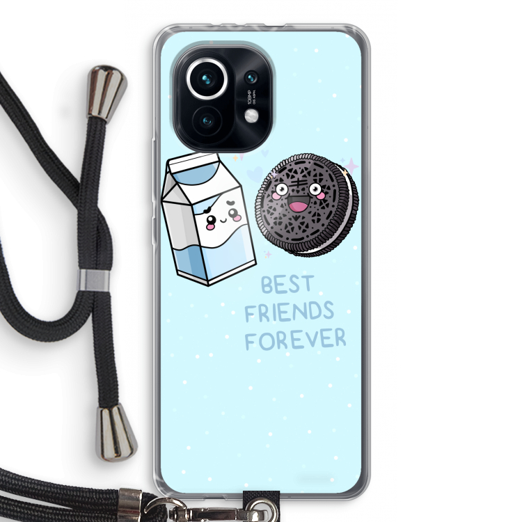 Best Friend Forever: Xiaomi Mi 11 Transparant Hoesje met koord