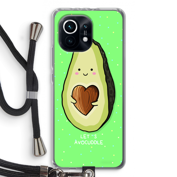 Avocuddle: Xiaomi Mi 11 Transparant Hoesje met koord