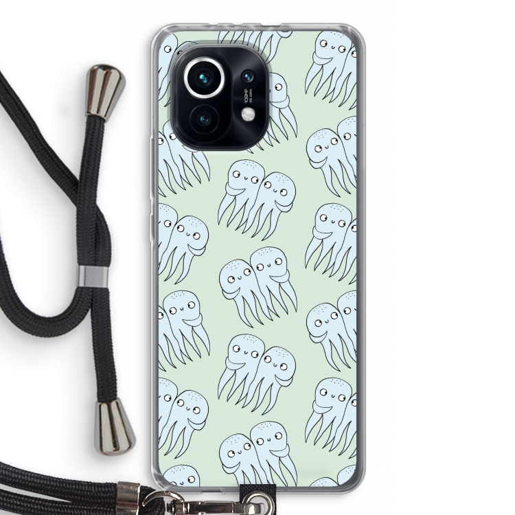 Octopussen: Xiaomi Mi 11 Transparant Hoesje met koord