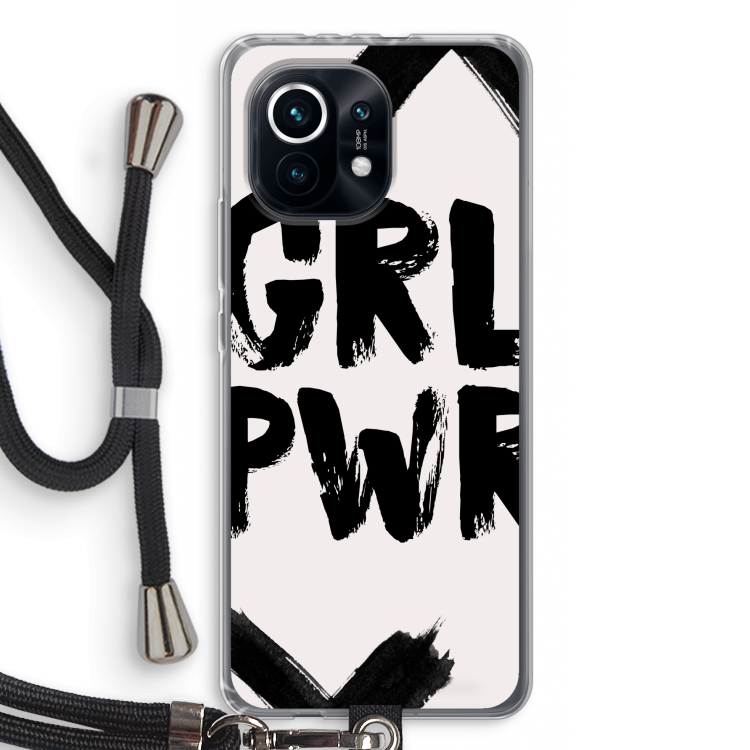 Girl Power #2: Xiaomi Mi 11 Transparant Hoesje met koord