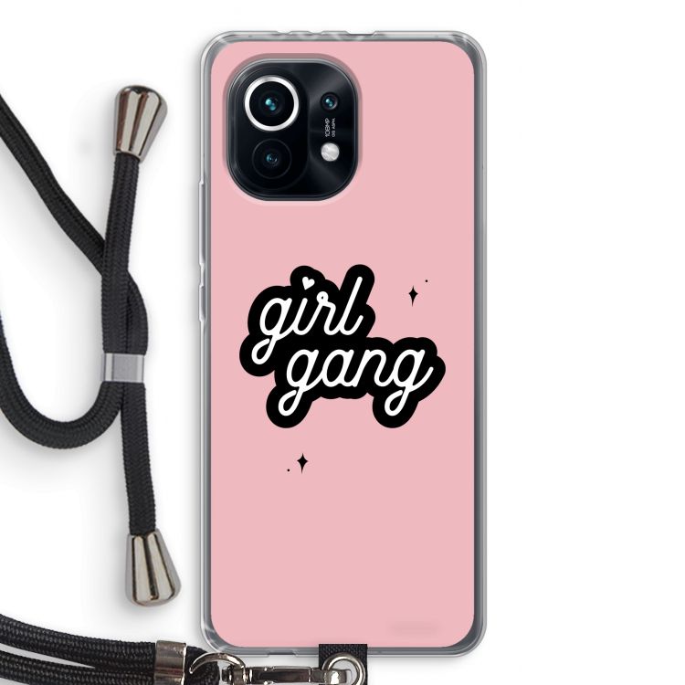 Girl Gang: Xiaomi Mi 11 Transparant Hoesje met koord