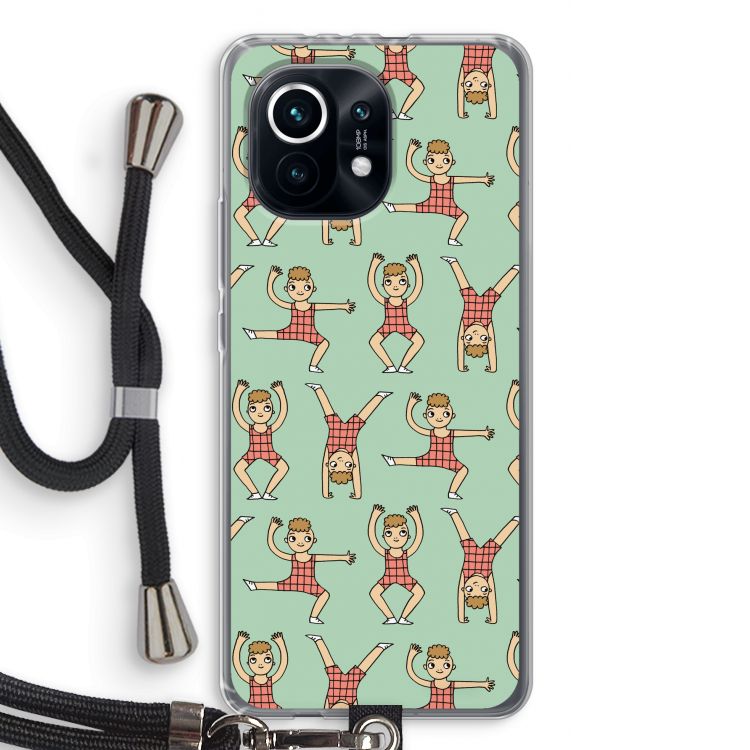 Gymboys: Xiaomi Mi 11 Transparant Hoesje met koord